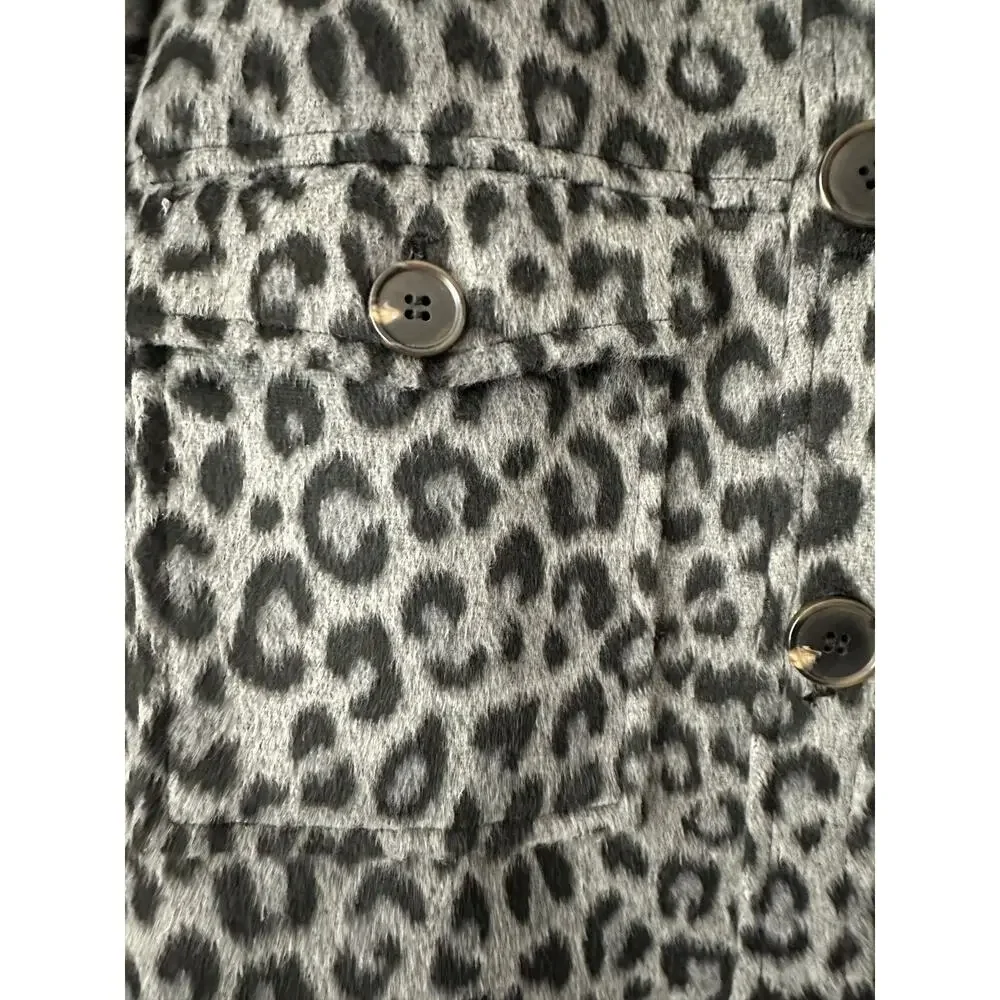 Zara Leopard Fleece  Shacket Jacket size 13-14 (girls)
